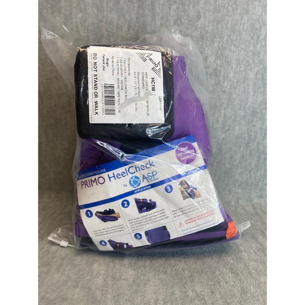 Primo HeelCheck by‎ ASP Global Foot Heel Offloading Boot Purple Standard HC1W